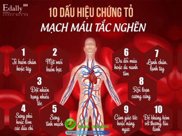 Làm thế nào để biết mạch máu bị tắc nghẽn?