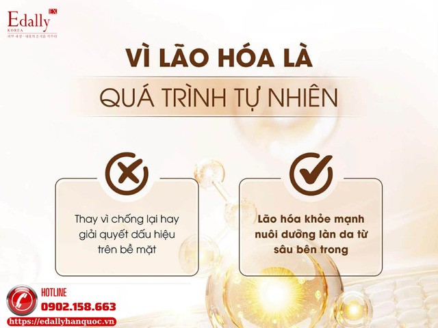 Vì lão hóa là một quá trình tự nhiên của cơ thể Vì lão hóa là một quá trình tự nhiên của cơ thể