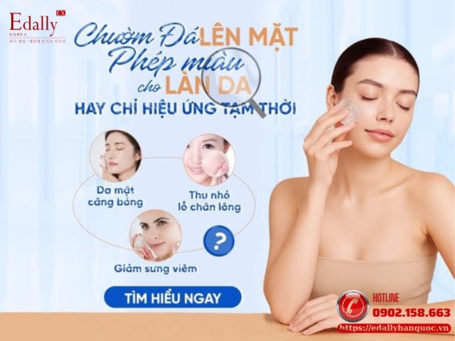 Giải mã liệu pháp làm đẹp chườm đá lên mặt có thật sự hiệu quả? 