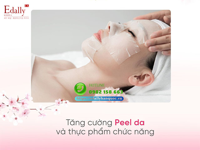 Liệu pháp peel da và thực phẩm chức năng làm nên làn da tươi trẻ