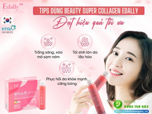 Liệu Trình Sử Dụng Nước Uống Beauty Super Collagen Edally Đạt Hiệu Quả Tối Ưu Nhất