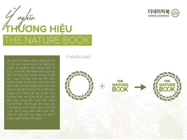 Ý nghĩa Logo Mỹ phẩm thiên nhiên Hàn Quốc The Natrue Book