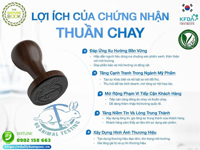 Chứng nhận Mỹ phẩm thuần chay Vegan mang lại lợi ích gì?