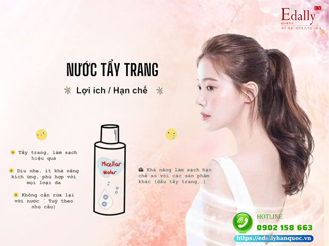 Nước tẩy trang có lợi ích và hạn chế gì?