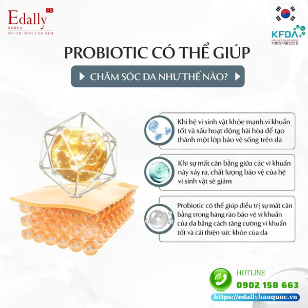 Hệ vi sinh vật Probiotic trên da có vai trò gì với làn da?