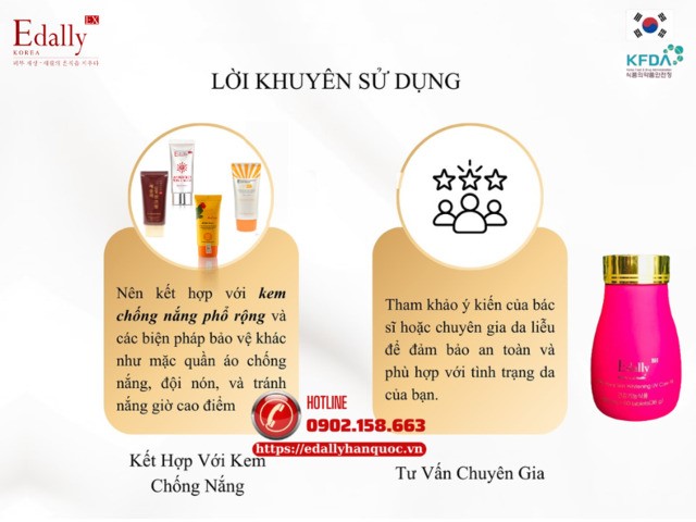 Lời khuyên khi sử dụng viên uống chống nắng