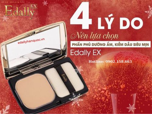 4 LÝ DO NÊN LỰA CHỌN PHẤN PHỦ DƯỠNG ẨM, KIỀM DẦU SIÊU MỊN EDALLY EX