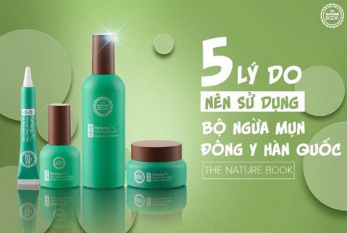 Lý Do Sử Dụng Bộ Trị Mụn Đông Y Hàn Quốc The Nature Book