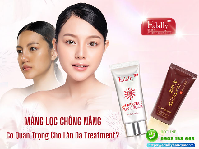 Màng lọc chống nắng có quan trọng cho làn da treatment?