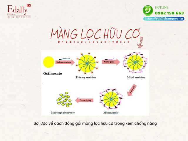 Màng lọc chống nắng hữu cơ