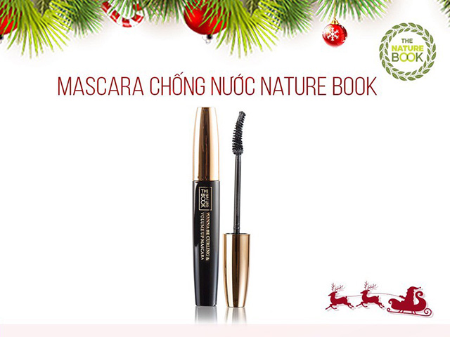 Makeup đơn giản, nhẹ nhàng với Mascara chống nước The Nature Book Hàn Quốc