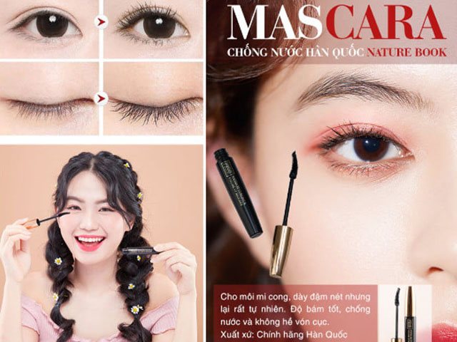 Mascara chống nước The Nature Book Hàn Quốc nhập khẩu chính hãng