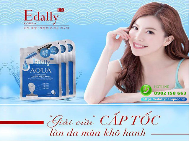 Mặt nạ cung cấp khoáng chất Edally EX Hàn Quốc - Giải cứu cấp tốc làn da mùa hanh khô