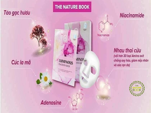 Thành phần của Mặt nạ nhau thai cừu The Nature Book Hàn Quốc