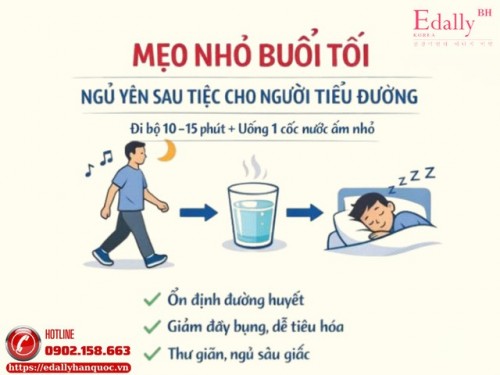 Thói Quen Nhỏ Buổi Tối Giúp Người Bệnh Tiểu Đường Ngủ Yên Sau Tiệc
