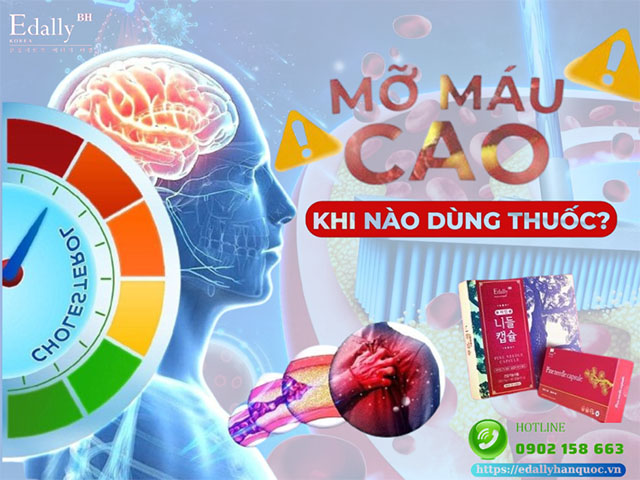 Chỉ số mỡ máu cao bao nhiêu thì phải dùng thuốc?