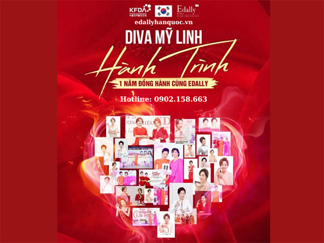 Một năm đồng hành cùng với Thương hiệu Edally của Diva Mỹ Linh