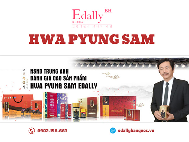 Hắc sâm Hàn Quốc Edally Hwa Pyung Sam - Quan tâm gửi trao, nâng cao đề kháng khỏe