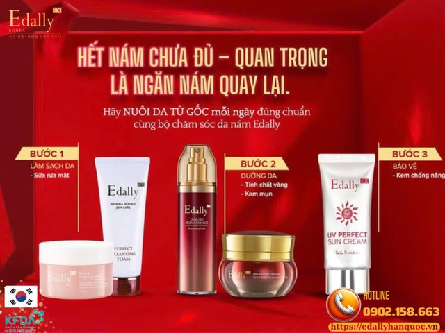 Noel - tết cận kề: đẹp nhanh không khó nhưng muốn da đẹp bền lâu - ngăn nám quay trở lại thì phải nuôi da từ gốc cùng Mỹ phẩm Edally EX
