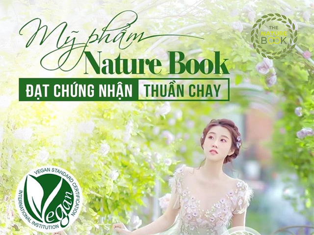 Mỹ phẩm thuần chay Hàn Quốc The Nature Book vinh dự đạt chứng nhận Mỹ phẩm thuần chay quốc tế