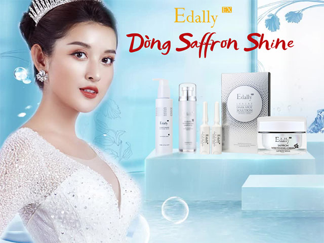 Mỹ Phẩm Edally EX Hàn Quốc - Dòng Saffron Shine (Chiết Xuất Nhụy Hoa Nghệ Tây)
