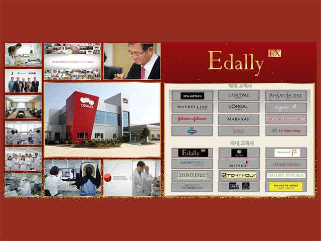 Các hãng mỹ phẩm nổi tiếng được sản xuất bởi nhà máy sản xuất Mỹ phẩm Edally EX 