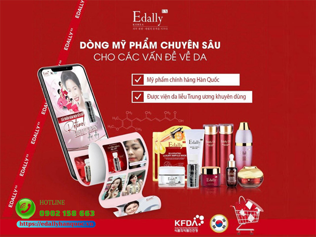 Mỹ phẩm Edally EX Hàn Quốc - Giúp bạn giải quyết mọi vấn đề về làn da