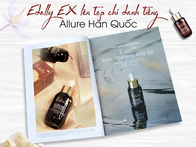 Mỹ phẩm tái tạo da cao cấp Edally  EX  được ca ngợi trên tạp chí Allure Hàn Quốc