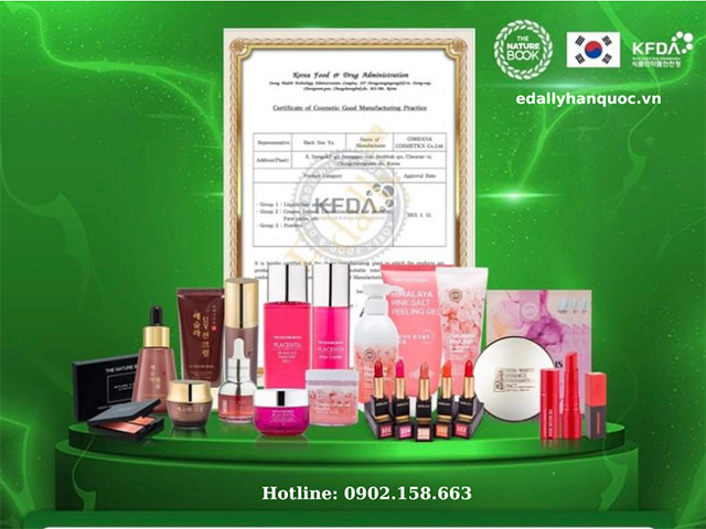 Mỹ phẩm thuần chay Hàn Quốc The Nature Book được KFDA chứng nhận chất lượng cho toàn bộ sản phẩm