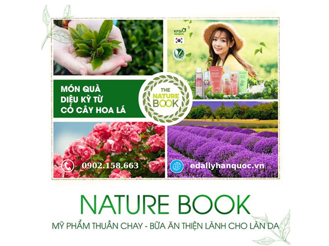 Mỹ phẩm thuần chay The Nature Book Hàn Quốc - Món quà kỳ diệu từ thiên nhiên