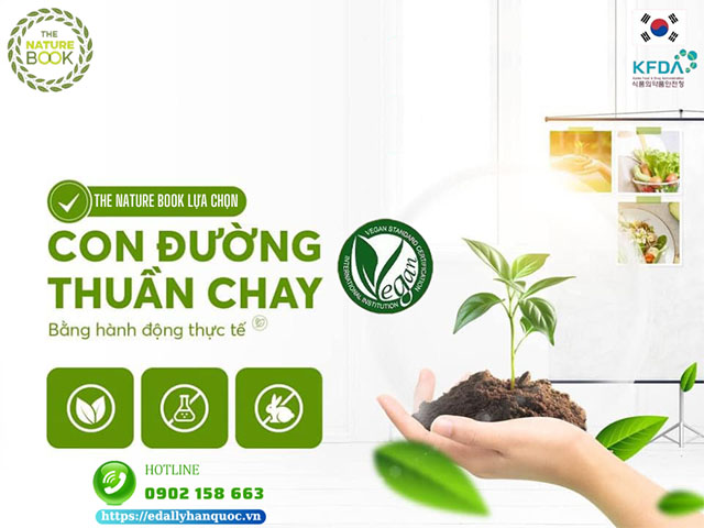 Mỹ phẩm thuần chay The Nature Book Hàn Quốc - Con đường thuần chay bằng hành động thực tế