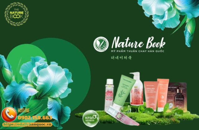 Mỹ phẩm thuần chay The Nature Book Hàn Quốc là Mỹ phẩm xanh có giá thành bình dân