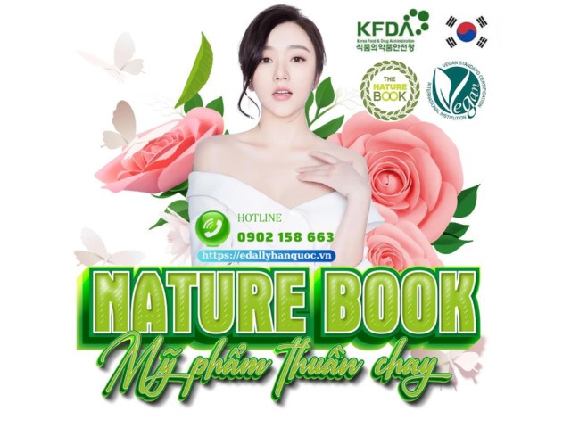 Mỹ phẩm thuần chay The Nature Book Hàn Quốc nhập khẩu chính hãng