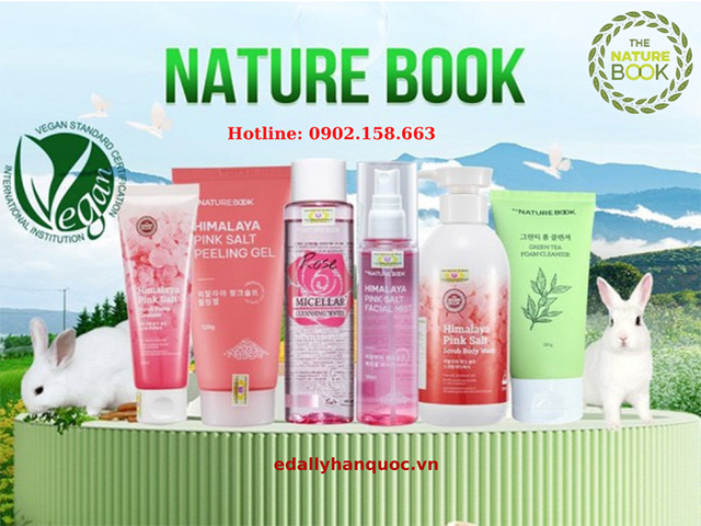 Mỹ phẩm thuần chay The Nature Book Hàn Quốc là Thương hiệu Mỹ phẩm tiên phong vinh dự đạt chứng nhận Mỹ phẩm thuần chay Quốc tế