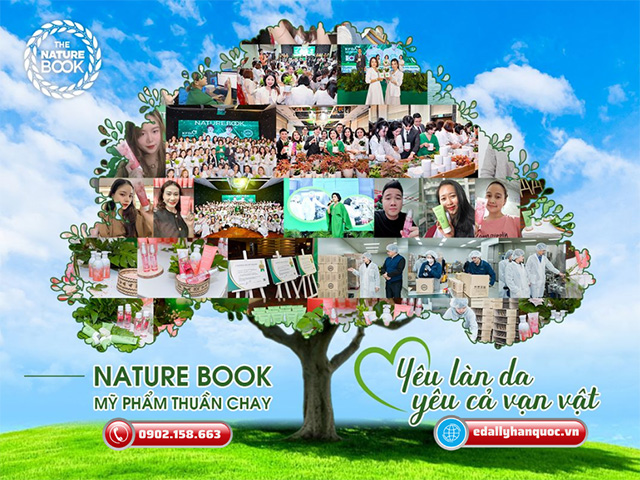 Mỹ phẩm thuần chay The Nature Book Hàn Quốc - Yêu làn da, yêu cả vạn vật