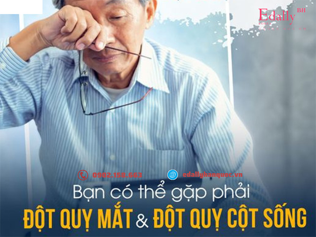 Não không phải là nơi duy nhất xảy ra đột quỵ, bạn có thể gặp phải đột quỵ mắt và đột quỵ cột sống