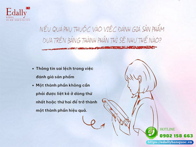 Nếu quá phụ thuộc vào việc đánh giá một sản phẩm dưỡng da chỉ dựa trên bảng thành phần thì sẽ như thế nào?