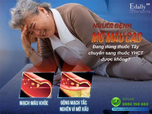 Người Bệnh Mỡ Máu Cao Đang Dùng Thuốc Tây Chuyển Sang Thuốc Y Học Cổ Truyền Được Không?