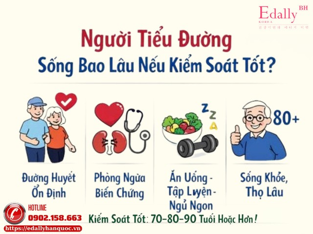 Người bệnh tiểu đường sống bao lâu nếu kiểm soát tốt?