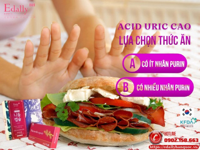 Những người có acid uric máu cao nên chọn thức ăn như thế nào?