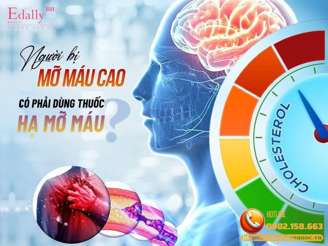 Mỡ máu cao có cần uống thuốc hạ mỡ máu không?