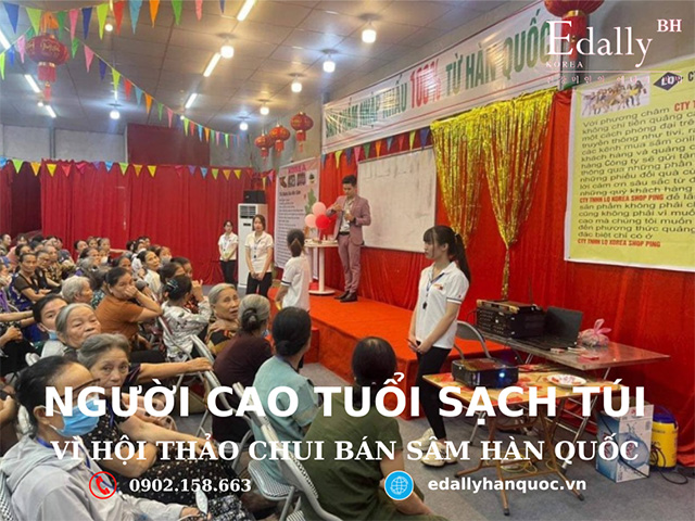 Người cao tuổi sạch túi vì hội thảo chui bán Sâm Hàn Quốc