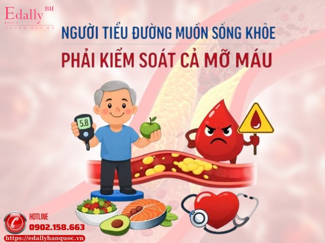 Người bệnh tiểu đường muốn sống khỏe thì phải kiểm soát cả mỡ máu