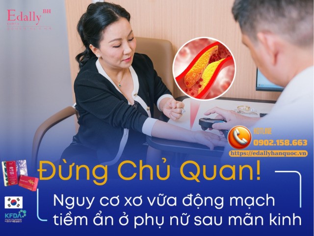 Nguy cơ xơ vữa động mạch tiềm ẩn ở phụ nữ sau mãn kinh - Đừng chủ quan