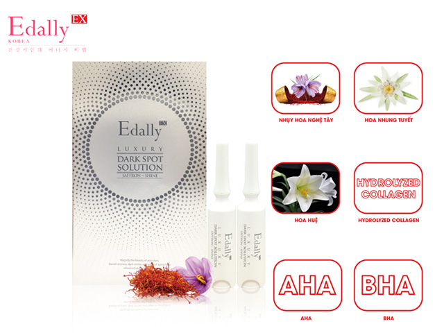 Nguyên liệu sản xuất Tinh chất nám chuyên sâu Edally EX Hàn Quốc được Ecocert chứng nhận