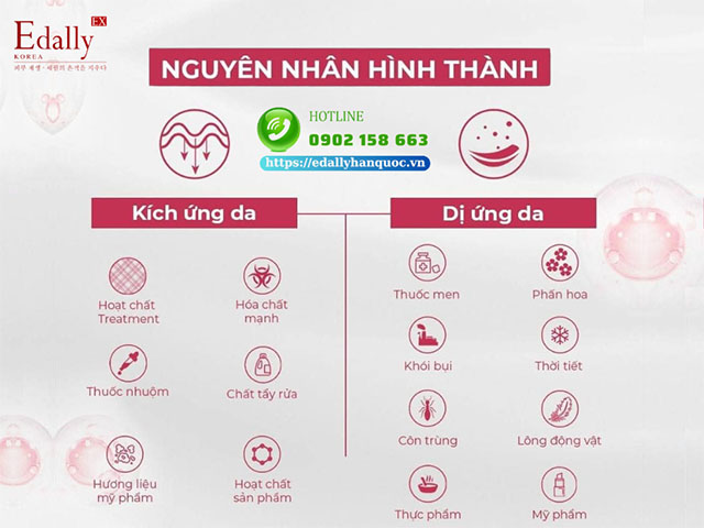 Nguyên nhân khiến làn da bị dị ứng và kích ứng khi dùng mỹ phẩm