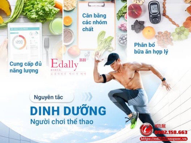 Nguyên tắc dinh dưỡng cho người chơi thể thao