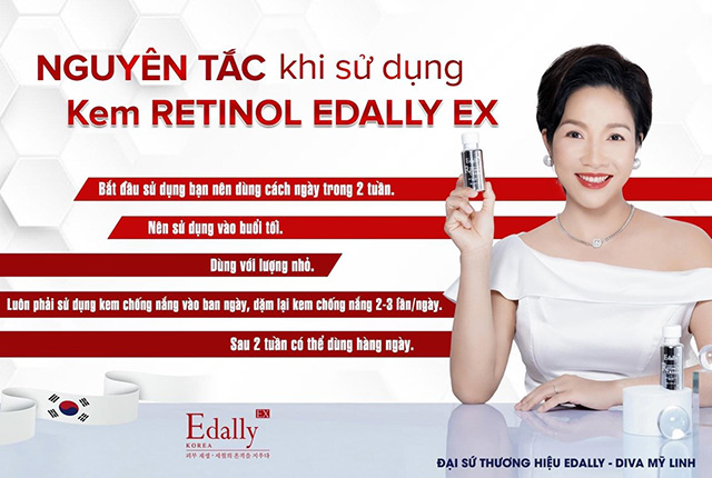 Nguyên tắc khi sử dụng Kem Dưỡng Retinol Edally EX Hàn Quốc