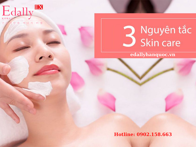 3 nguyên tắc trong skincare