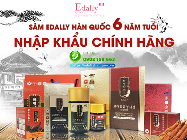 Nhân sâm Edally Hwa Pyung Sam Hàn Quốc nhập khẩu chính hãng